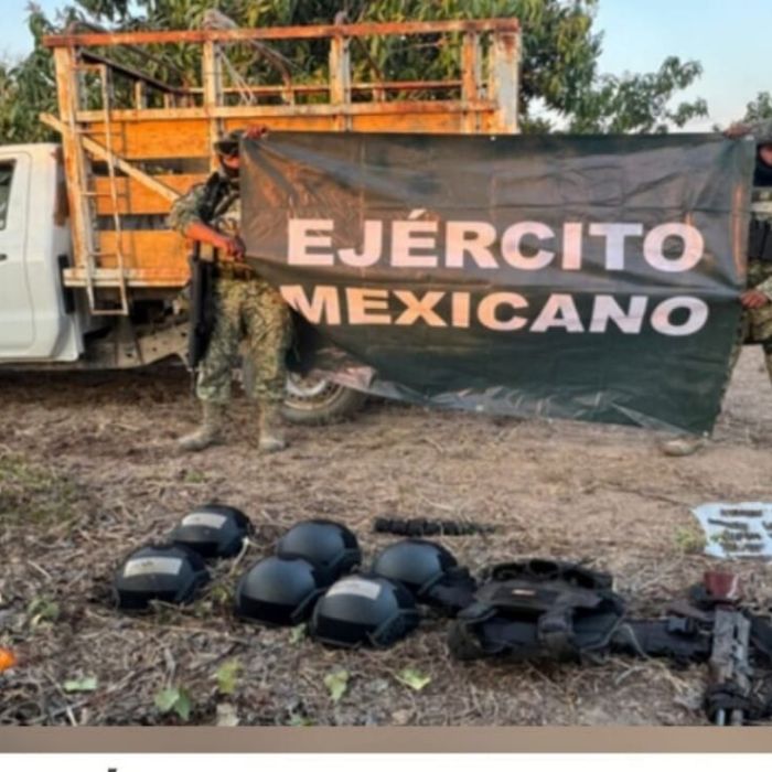 Fuerzas federales localizan explosivos, armas y municiones en operativos en Sinaloa