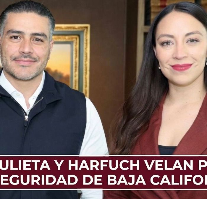 Julieta Ramírez y Omar García Harfuch estrechan colaboración para fortalecer la estrategia de seguridad en Baja California