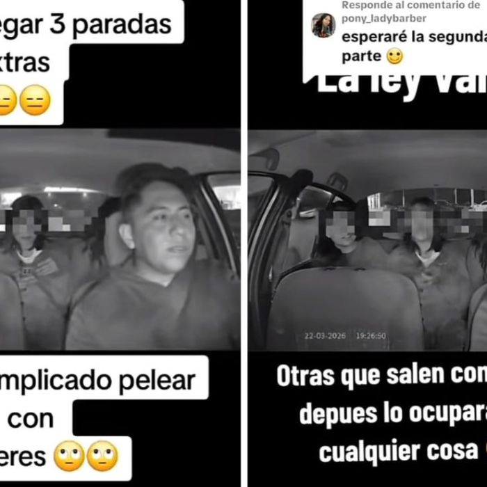 No se confirma en medios un video viral en el que pasajeras invocan la “Ley Valeria” para no pagar un viaje