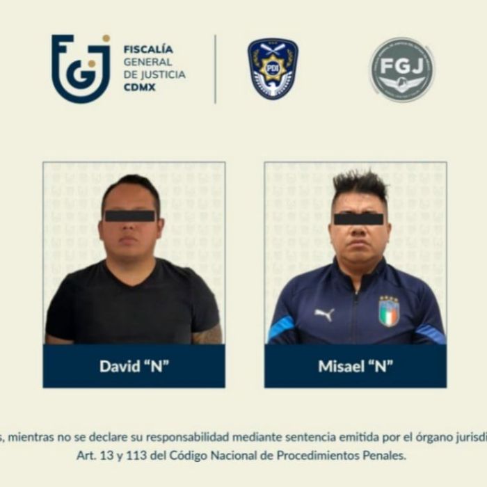 No se confirma públicamente la vinculación a proceso de Misael “N” y David “N” (presuntos integrantes de Los Faraones)