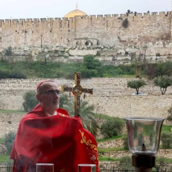 Policía de Israel impide la misa de Domingo de Ramos en la Iglesia del Santo Sepulcro