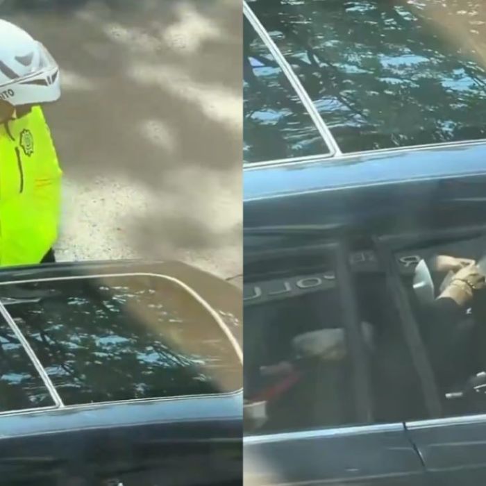 Video muestra a un agente de Tránsito de la CDMX presuntamente recibiendo una “mordida”