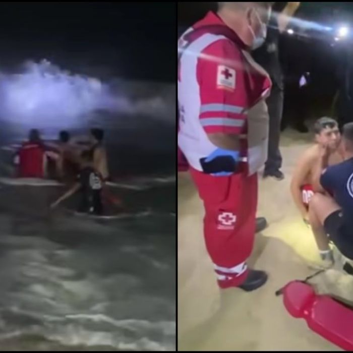 Bomberos de San José del Cabo rescatan a joven arrastrado mar adentro en zona de Hotel Vidanta