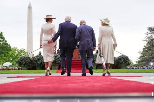 Casa Blanca publica foto titulada “TWO KINGS” durante la visita de Estado del rey Carlos III