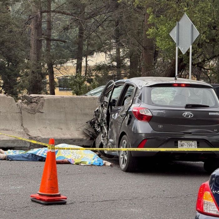 Choque en la carretera México–Toluca, a la altura de La Pila en Cuajimalpa, deja al menos una persona muerta