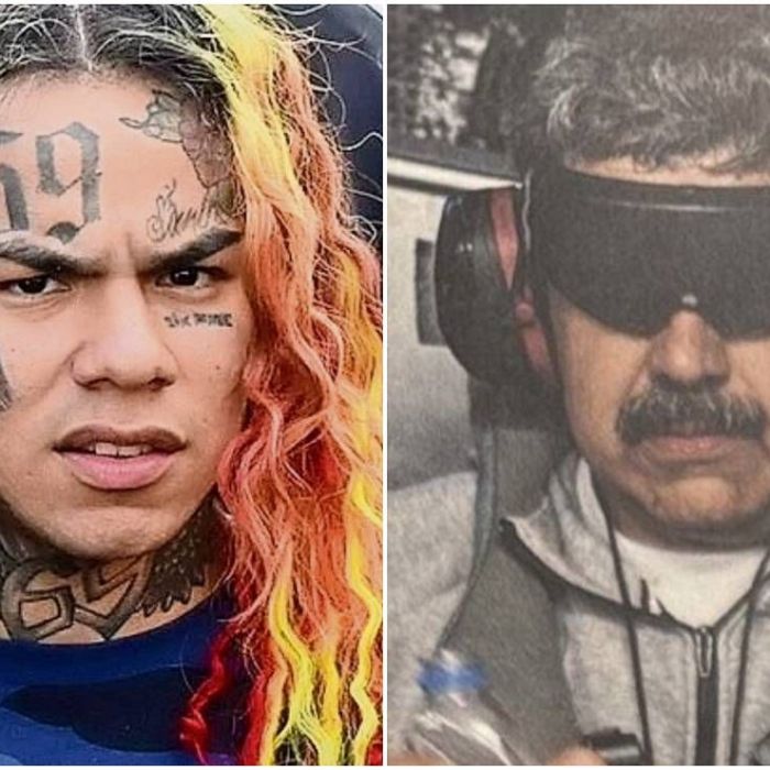 Tekashi 6ix9ine sale del MDC de Brooklyn y muestra un muñeco de Bob Esponja que atribuye a Nicolás Maduro