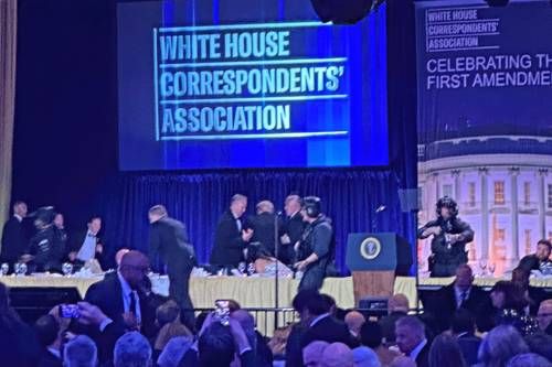 Trump dice sentirse “honrado” de ser blanco de ataques tras el tiroteo en la Cena de Corresponsales