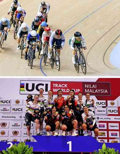 Yareli Acevedo consigue la plata en la Copa del Mundo de ciclismo de pista en Nilai, Malasia