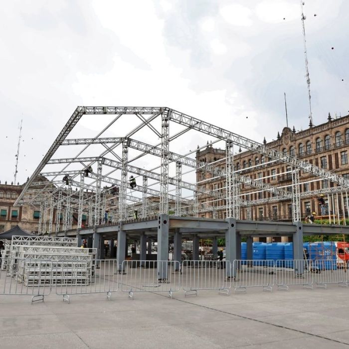 Instalan el FIFA Fan Fest en el Zócalo; operará del 11 de junio al 19 de julio