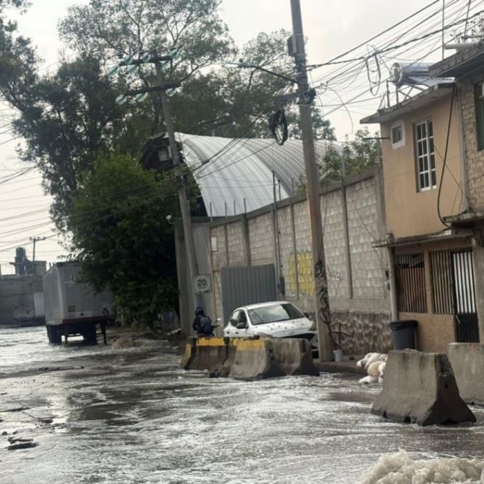 Limpian la presa El Ángulo en Cuautitlán Izcalli tras fuertes lluvias