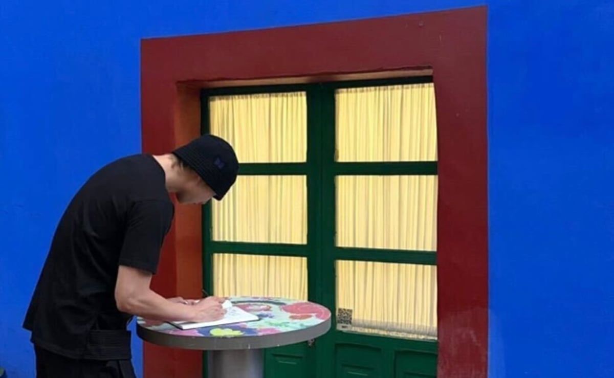 rm-de-bts-visito-la-casa-azul-y-dejo-mensaje-en-el-libro-de-visitantes