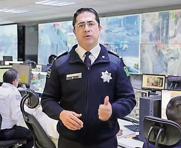 Separan a policías de Metepec tras agresión a ciclista