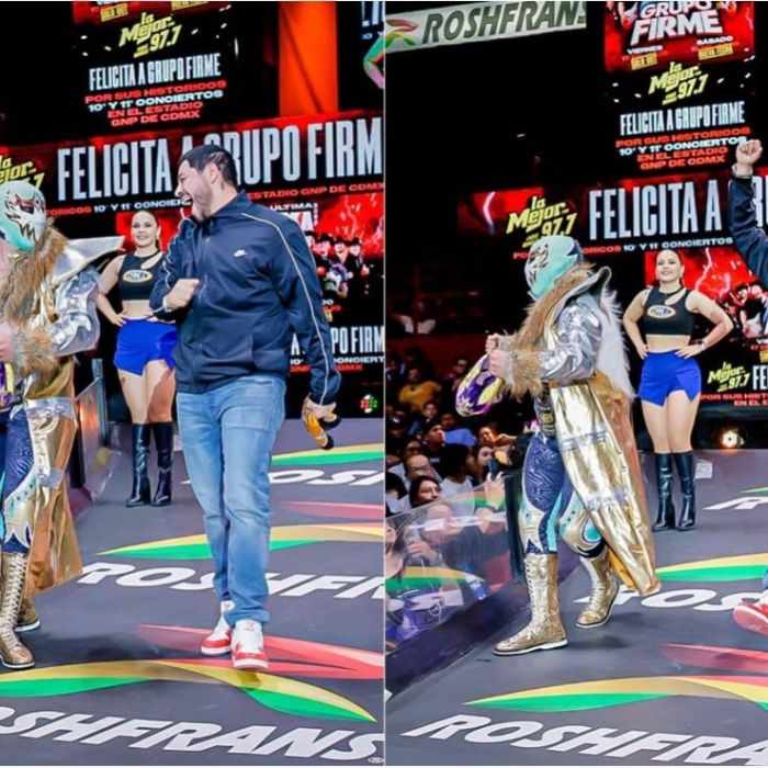 Máscara Dorada y Eduin Caz sorprenden en la Arena México