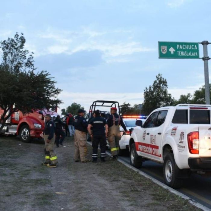 Persecución en la México‑Pachuca: recuperan tractocamión robado en Tepojaco, Hidalgo