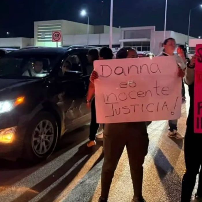 Bloquean el Centro de Justicia de Altamira tras la vinculación a proceso de Danna Yanina