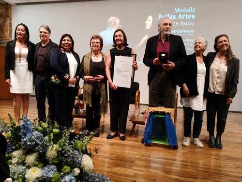 Carlos Converso recibe la Medalla Bellas Artes 2026 en la categoría Teatro